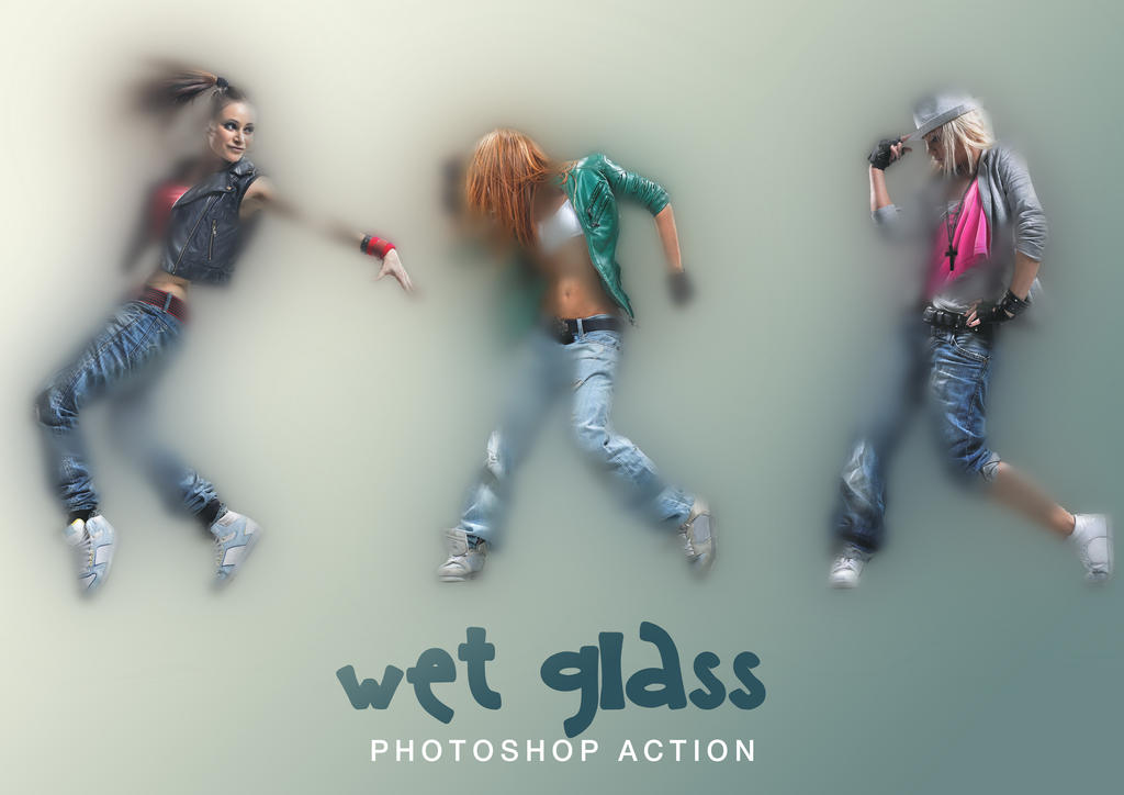 WET glass Photoshop Action