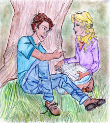 Percabeth talking