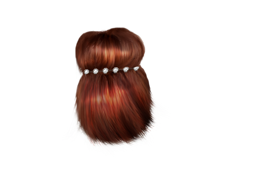 Shimmering Brown French Braids - Roblox