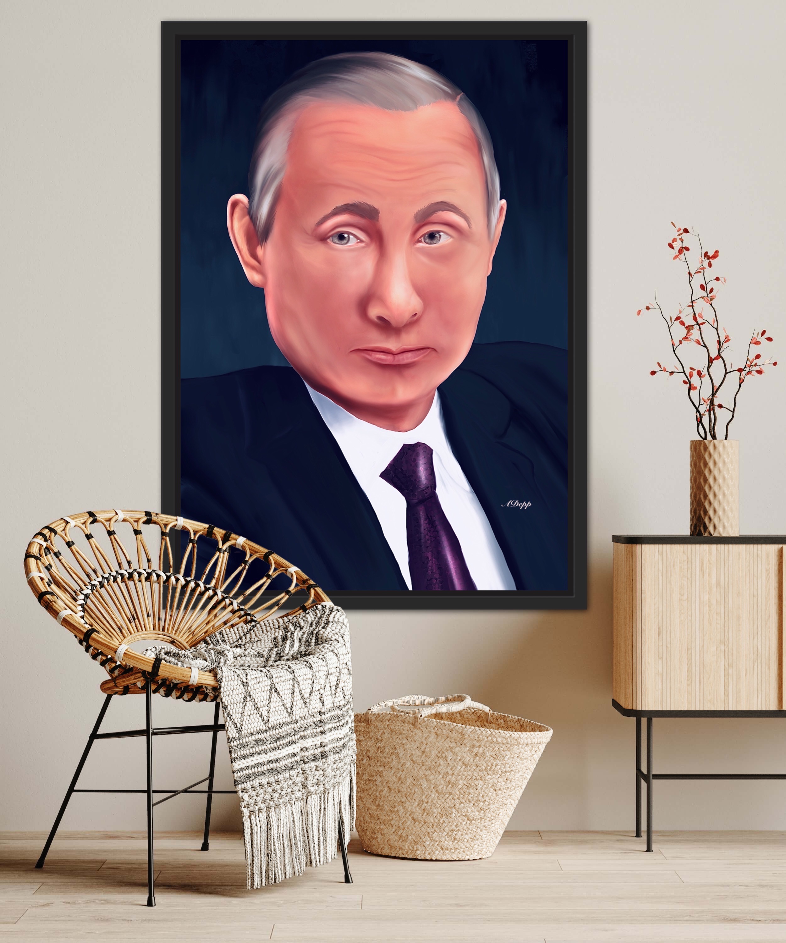 Putin Portrait Putin PORTRAIT ARTWORK by Moonglowlilly on DeviantArt