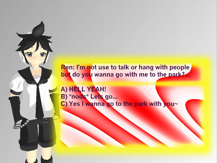 Ren Dating Sim MMD