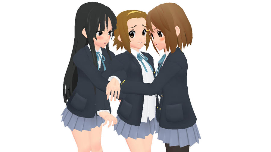 Mio x Ritsu VS Yui x Ritsu by DeathNoteE on DeviantArt