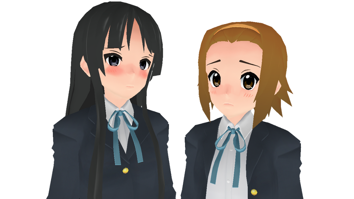 Mio Ritsu Uke Faces by DeathNoteE on DeviantArt