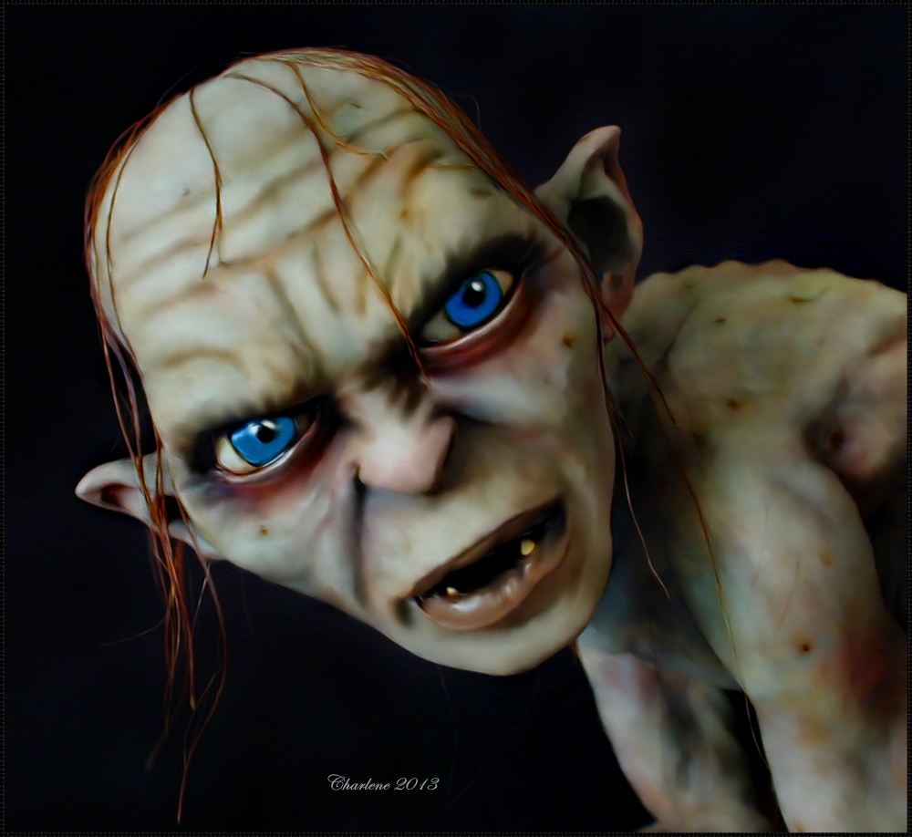 Smeagol Painting