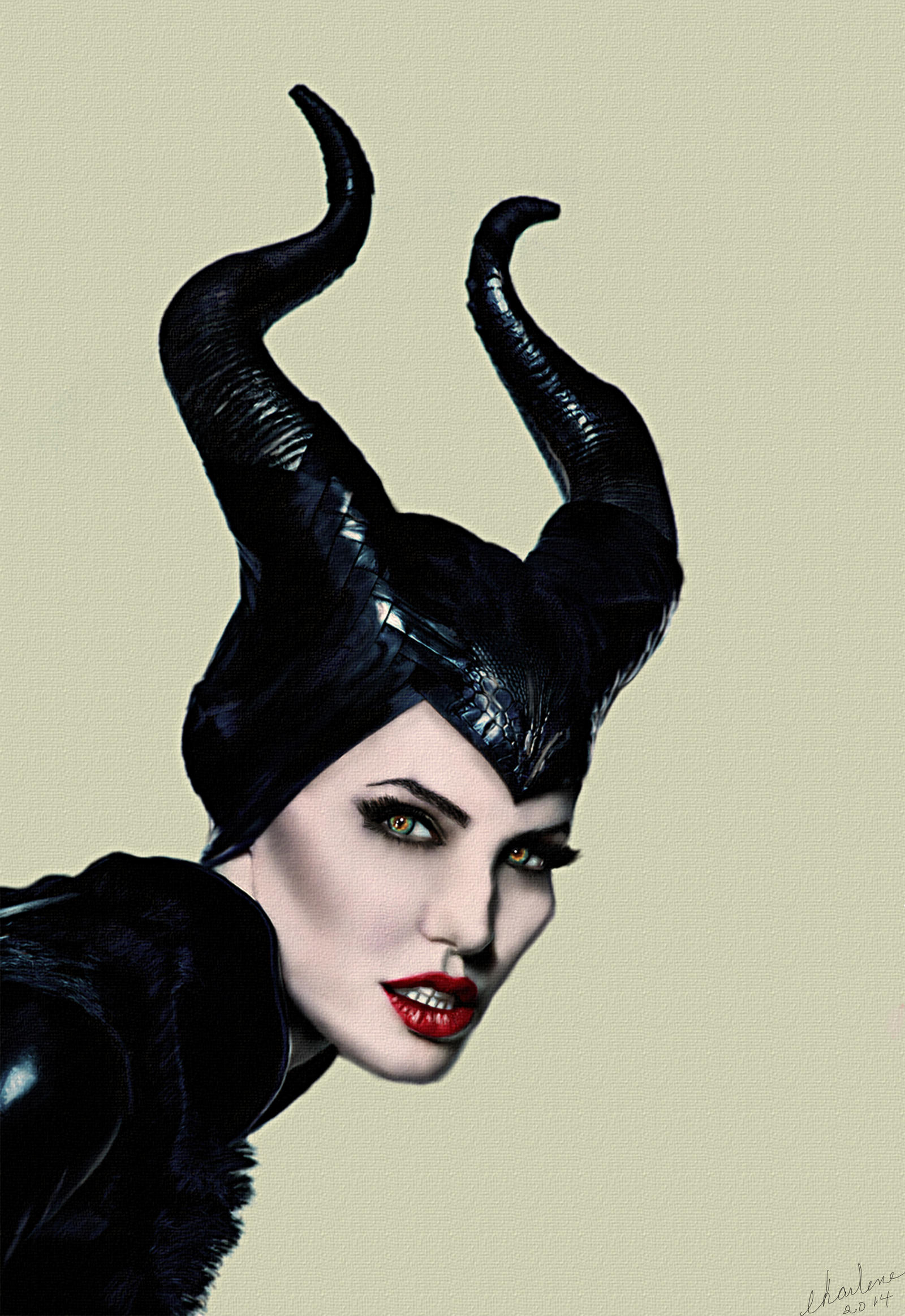 Maleficent Drawing and Painting