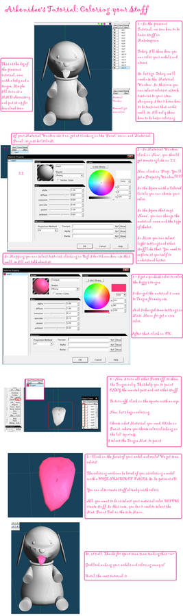 Metasequoia Coloring Tutorial