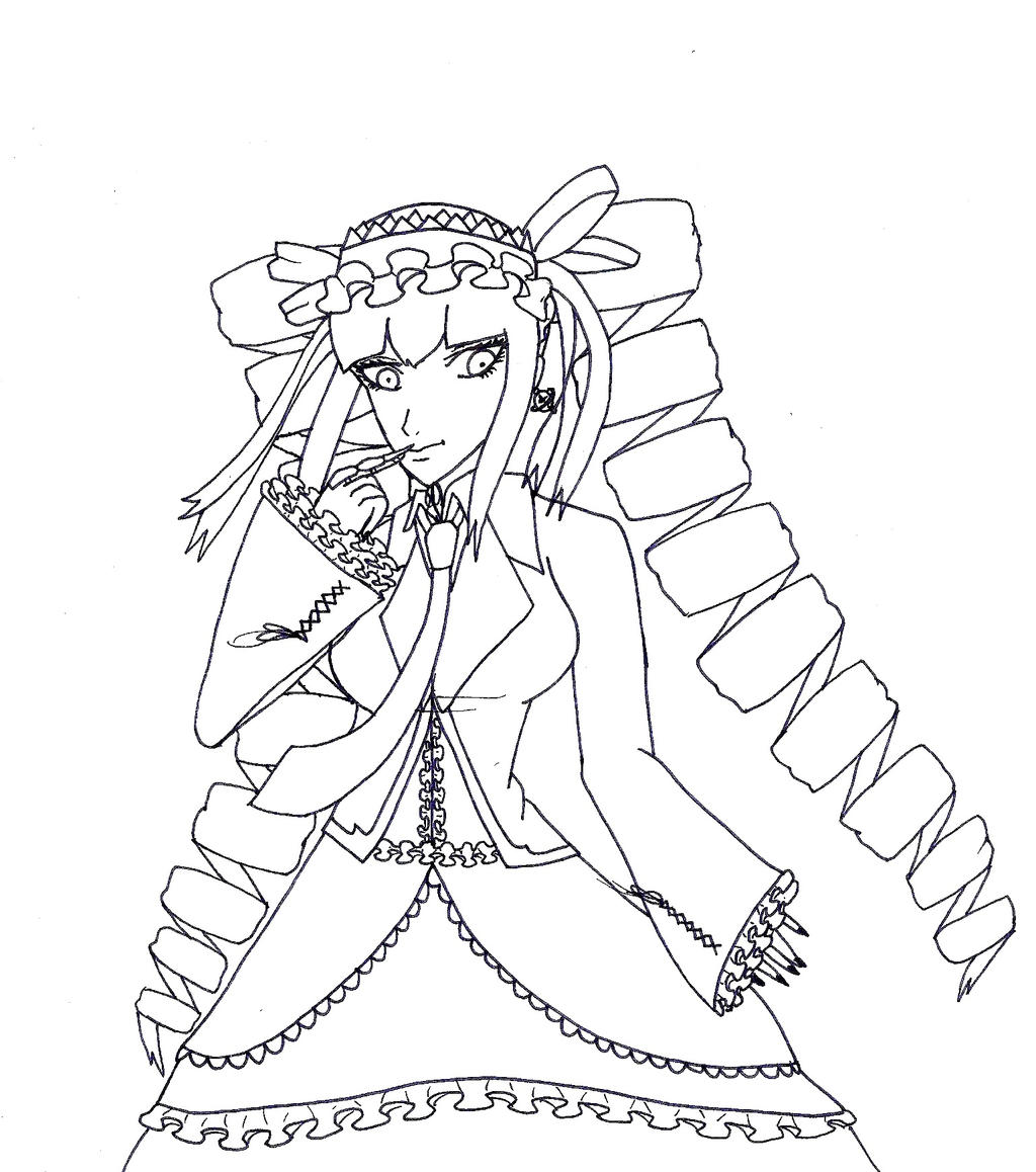 Celestia Ludenberg (no colors)