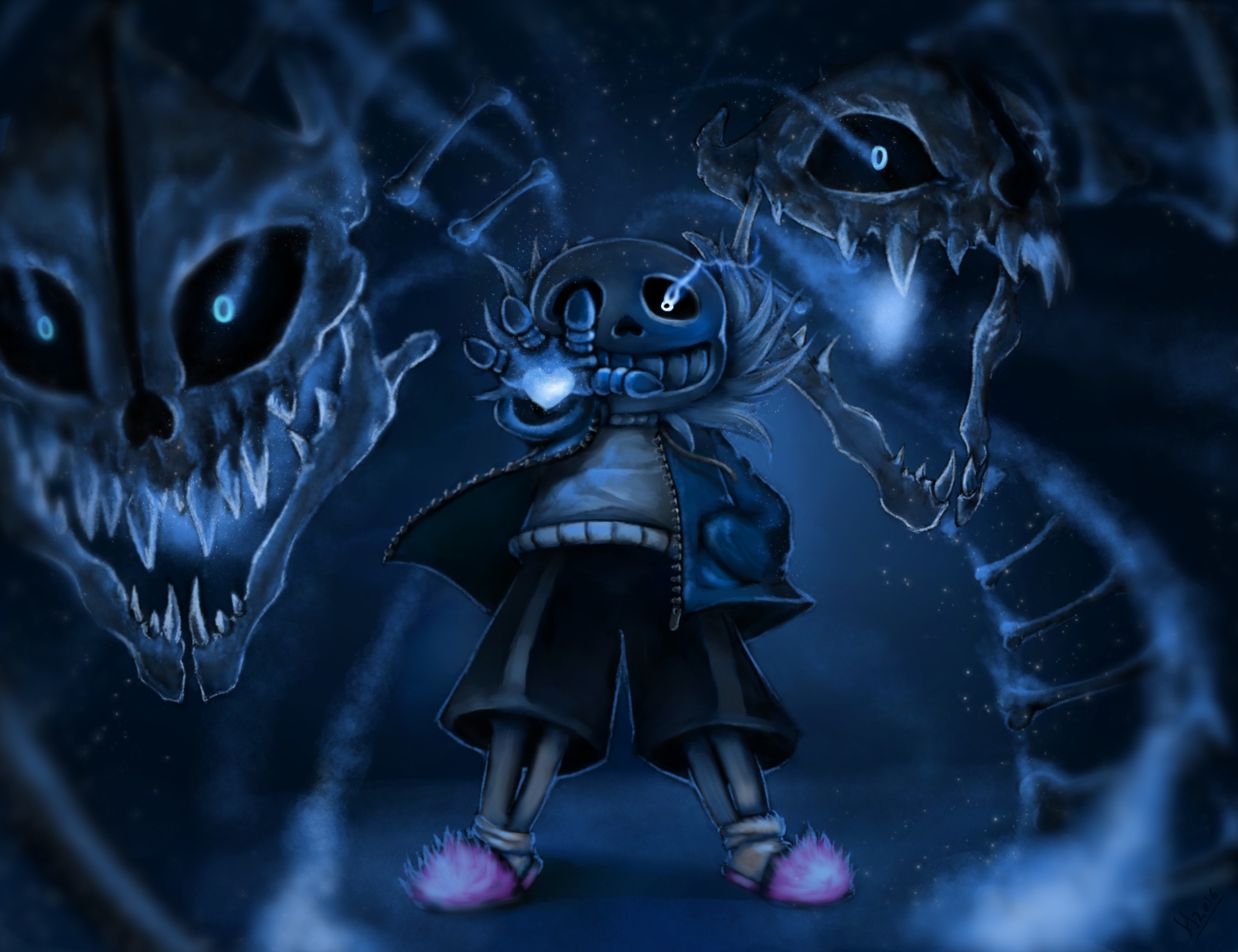 Sans fight by NetrialisPL on DeviantArt