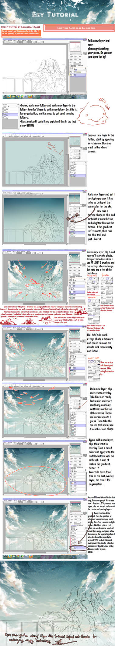Devy Sky's Tutorial Sky Tutorial I think by Kanekiru on DeviantArt