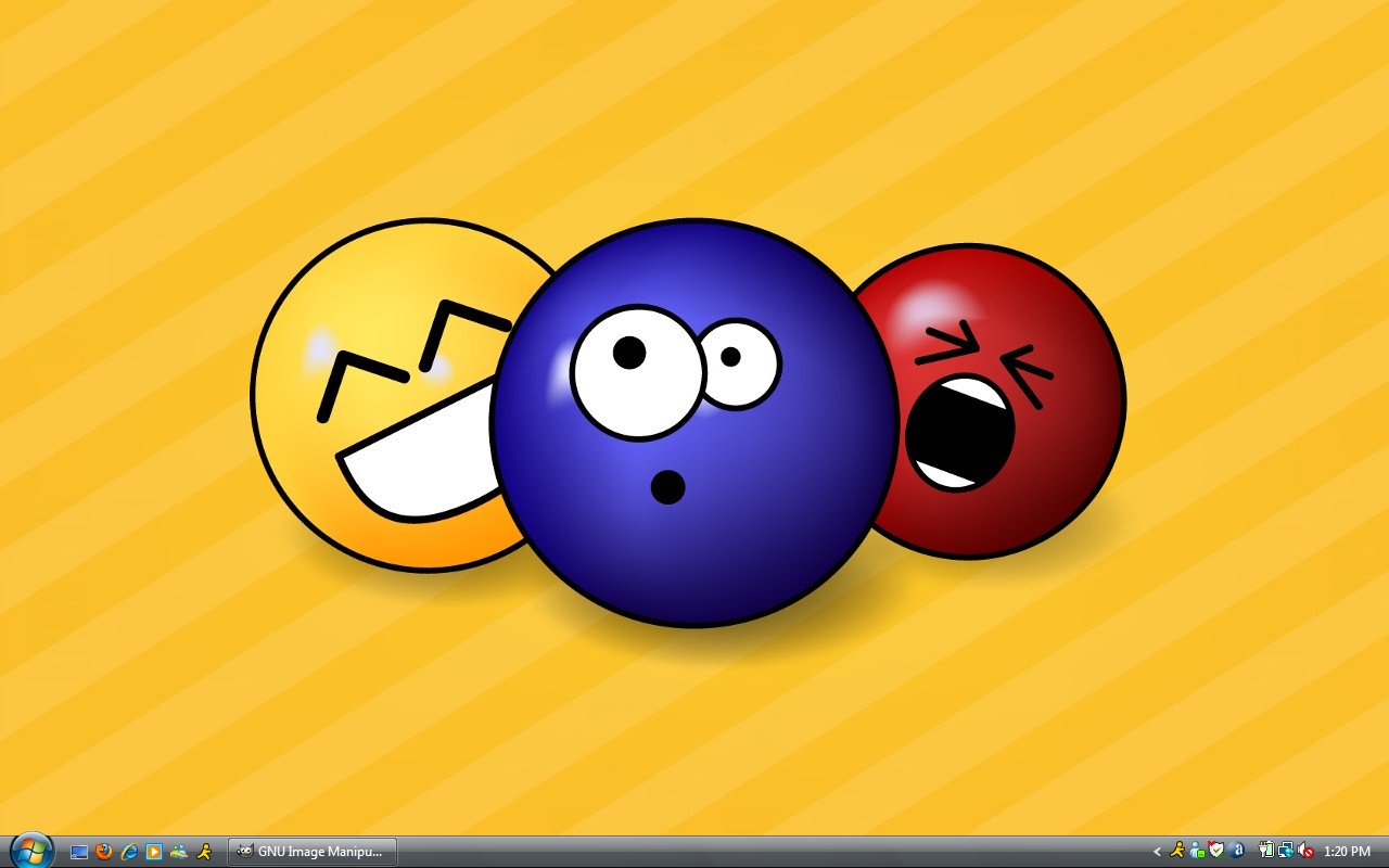 Emoticon Ball Desktop, 1012