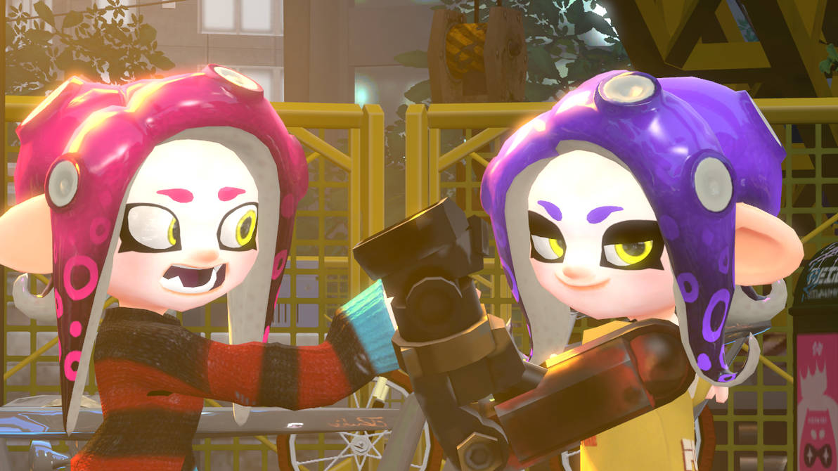 Splatoon Arm Arm wrestle! by OctoPhoenixCreations on DeviantArt