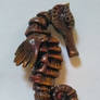Polymer clay seahorse