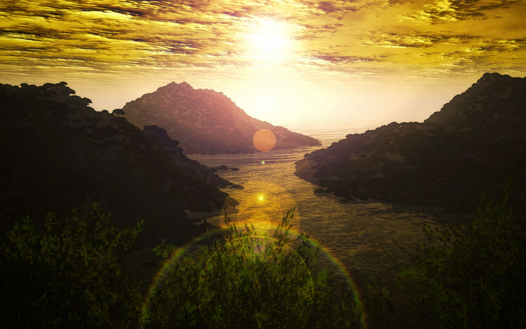 Vue Island Sunset