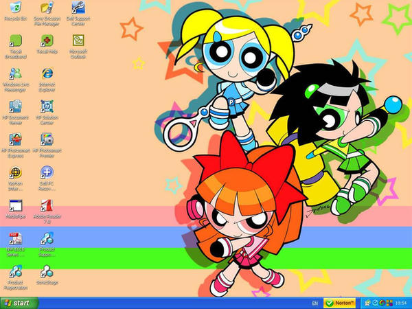 Powerpuff Girls desktop by animequeen20012003 on DeviantArt