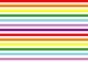 Rainbow candy stripes