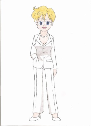 Haruka's wedding suit