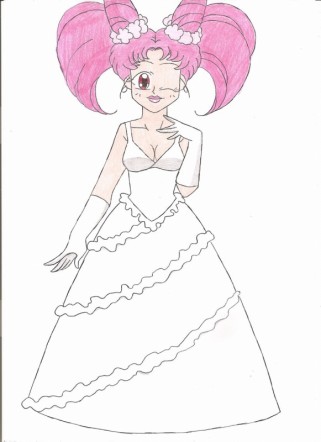 Chibiusa's wedding gown