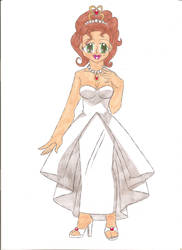 Wedding dress by animequeen20012003