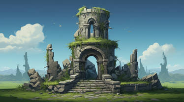 Ruined tower 03