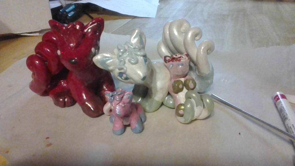 Vulpix family complete by Sunnyjones on DeviantArt
