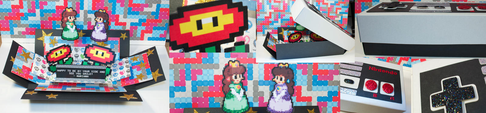 Nintendo Controller Exploding Box by kendravixie on DeviantArt