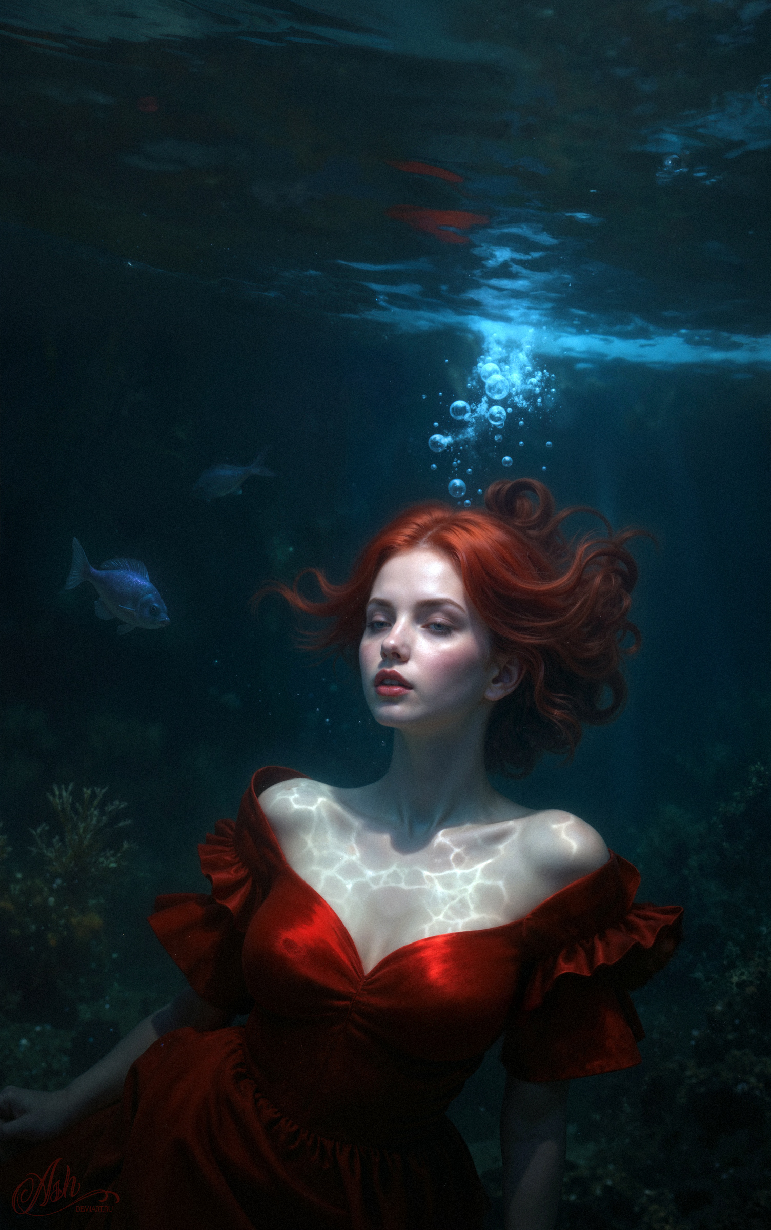 Rest in the ocean's deep