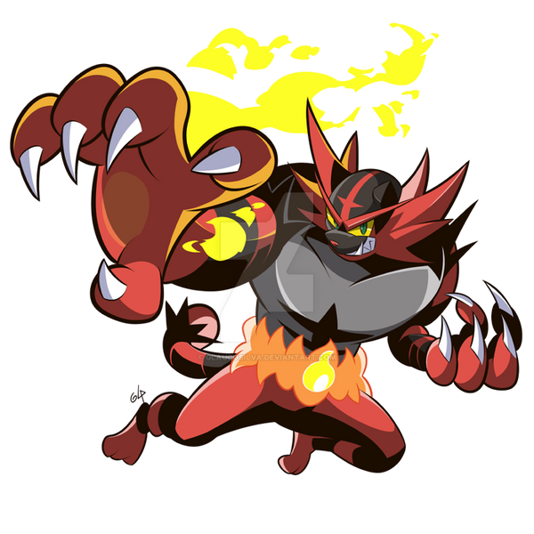 Commission: Incineroar by GlaucoSilva on DeviantArt
