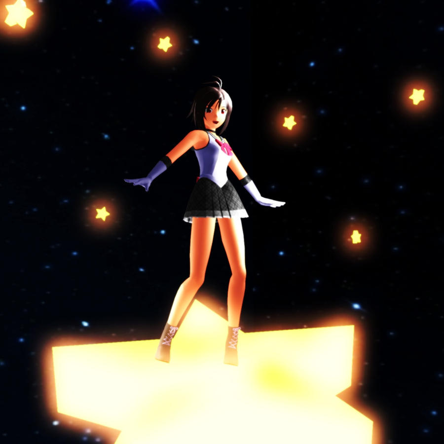 Makoto sailing the stars