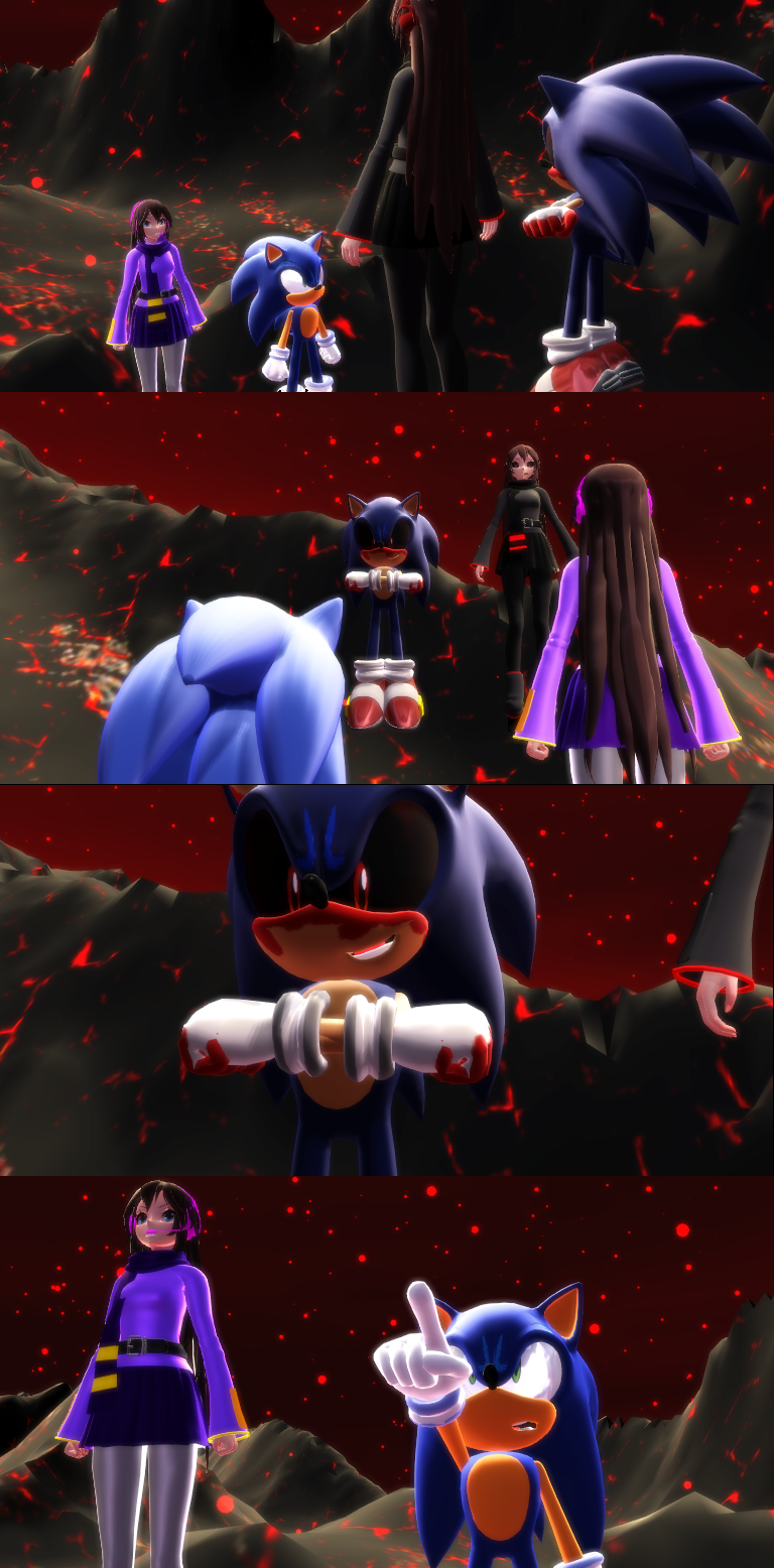 MMD sonic.exe. by InkMixer12100 on DeviantArt