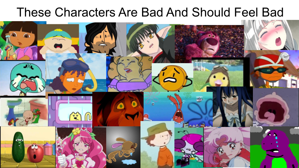 Deviantart Bad Characters These Characters Are Bad And Should Feel Bad by peachysilver on DeviantArt