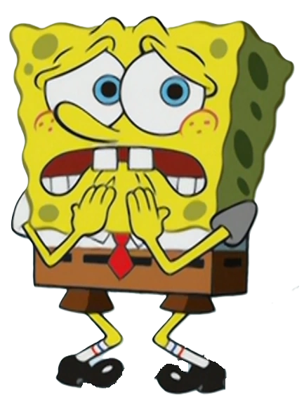Spongebob Scared PNG by peachysilver on DeviantArt