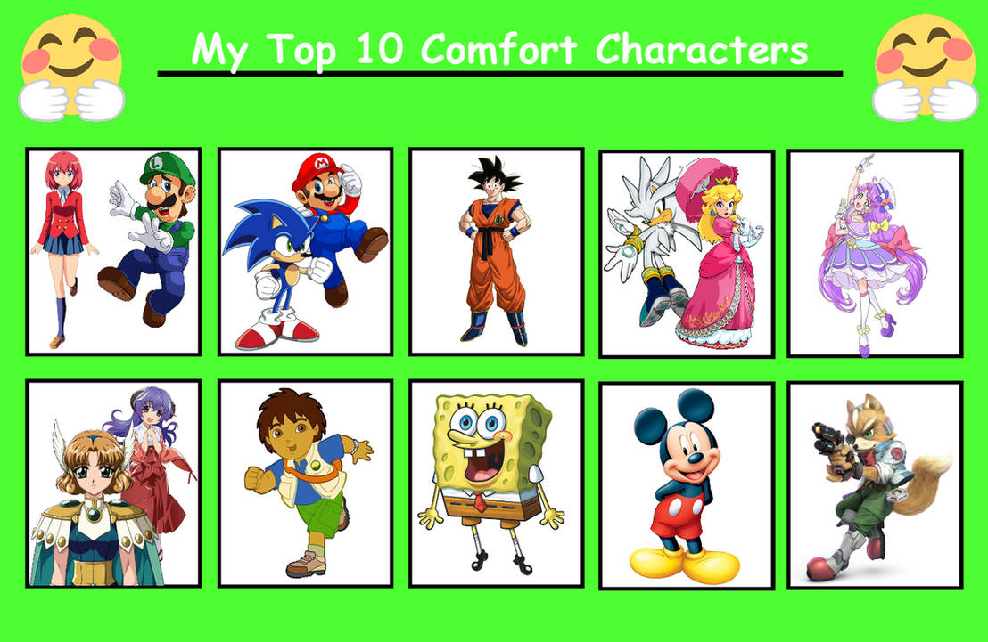 Suave Characters My Top 10 Comfort characters by peachysilver on DeviantArt