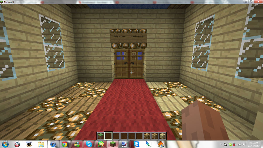 Minecraft My New Home ( Entrance )