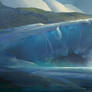 Iceberg: Digital Painting Process