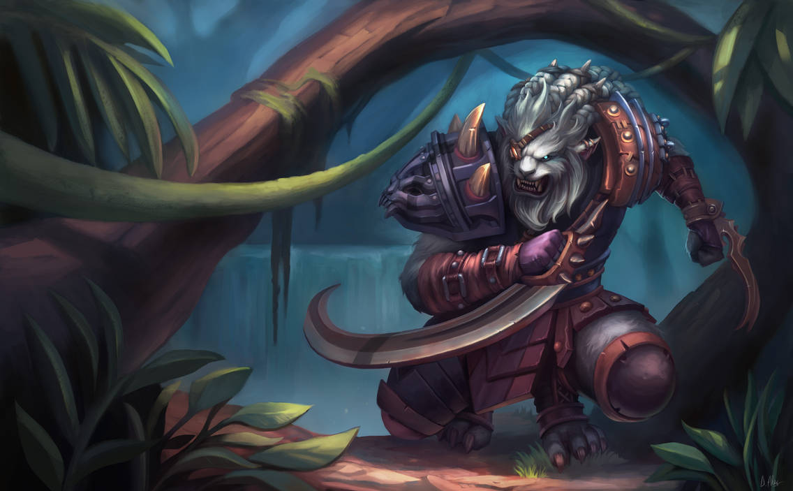 Rengar from League Of Legends by AlexDigitalDrawer on DeviantArt