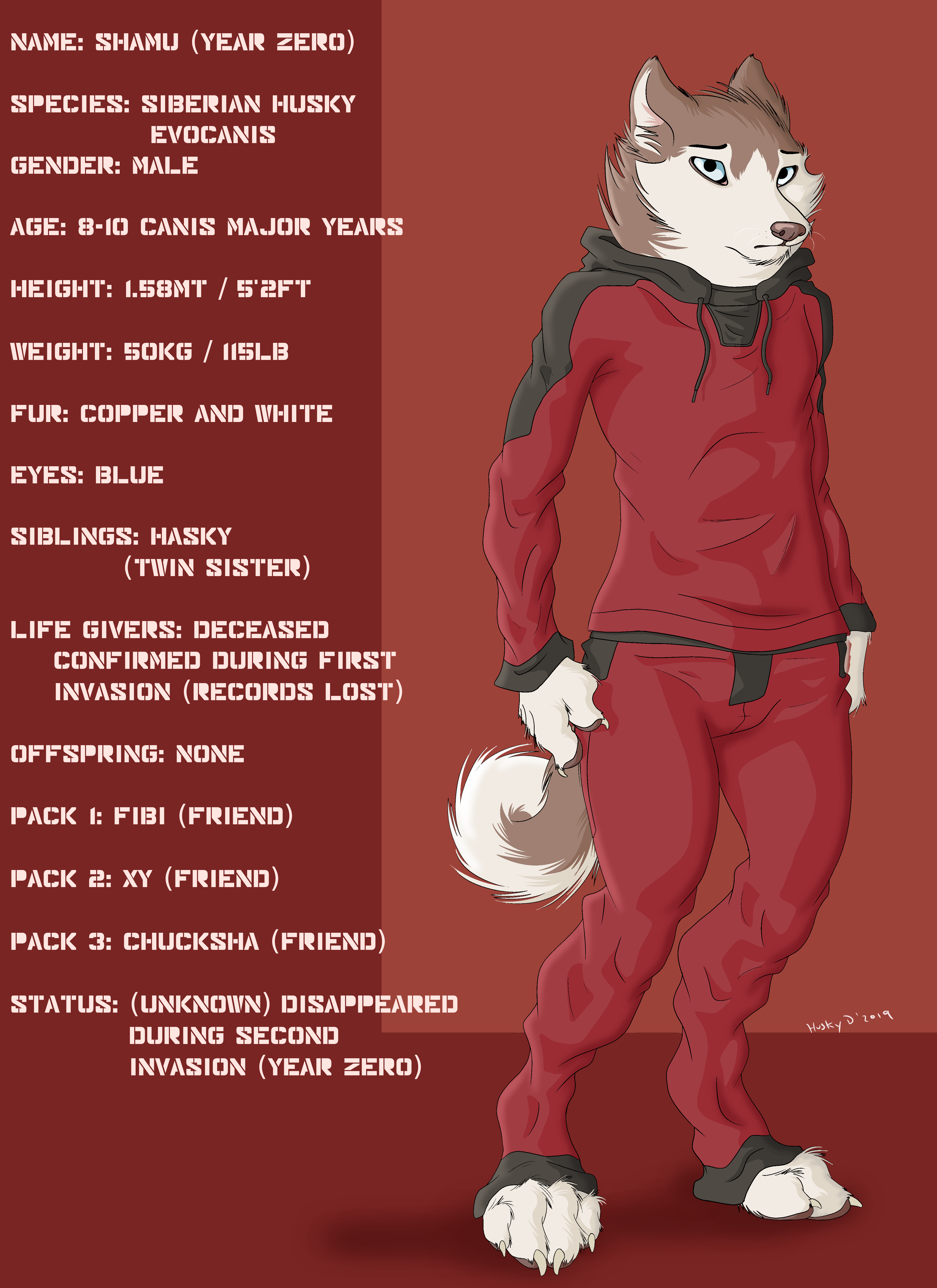 Project D.E Bio 2: Shamu (year zero)