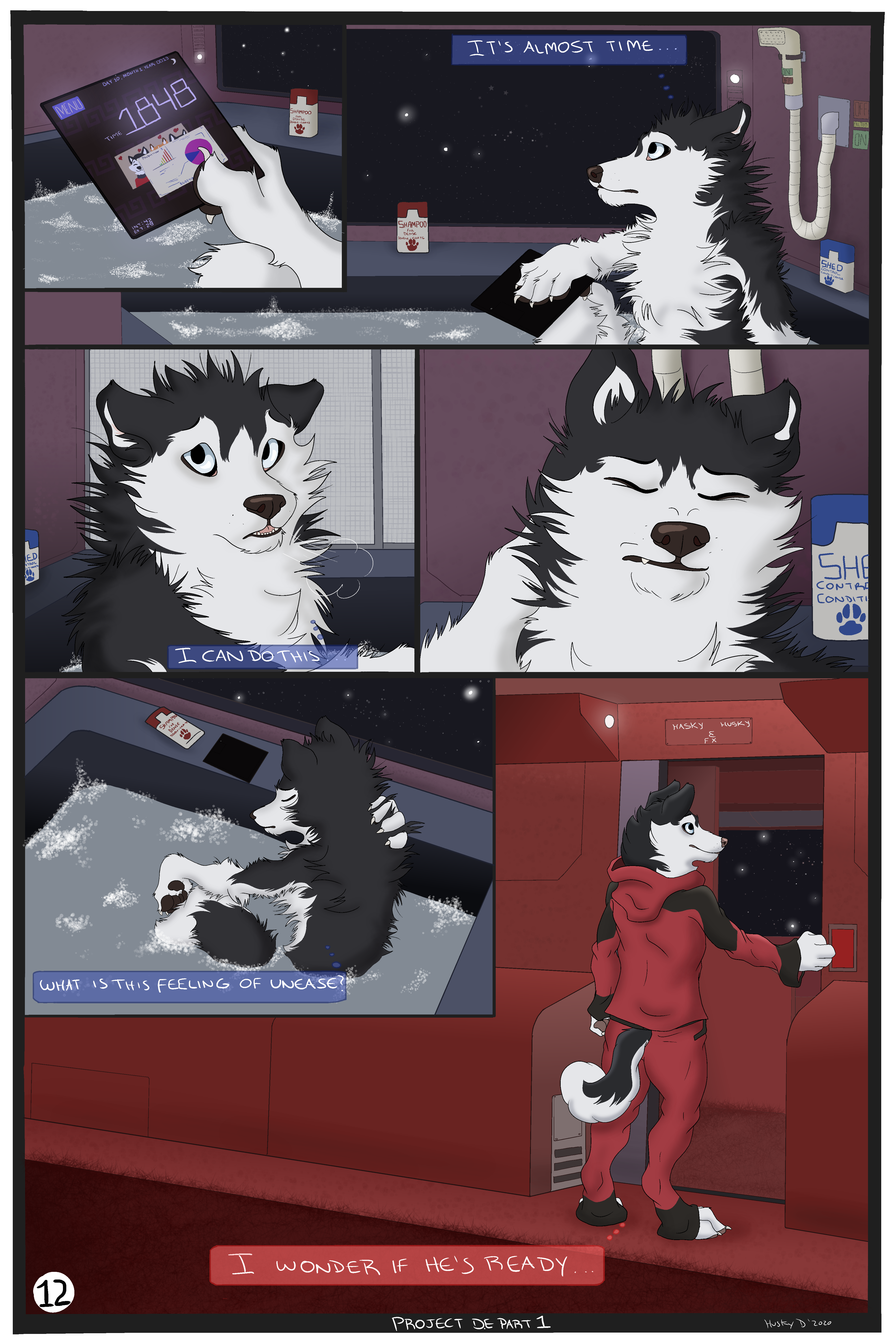 Project D.E - Comic Part 1- (Page 12)