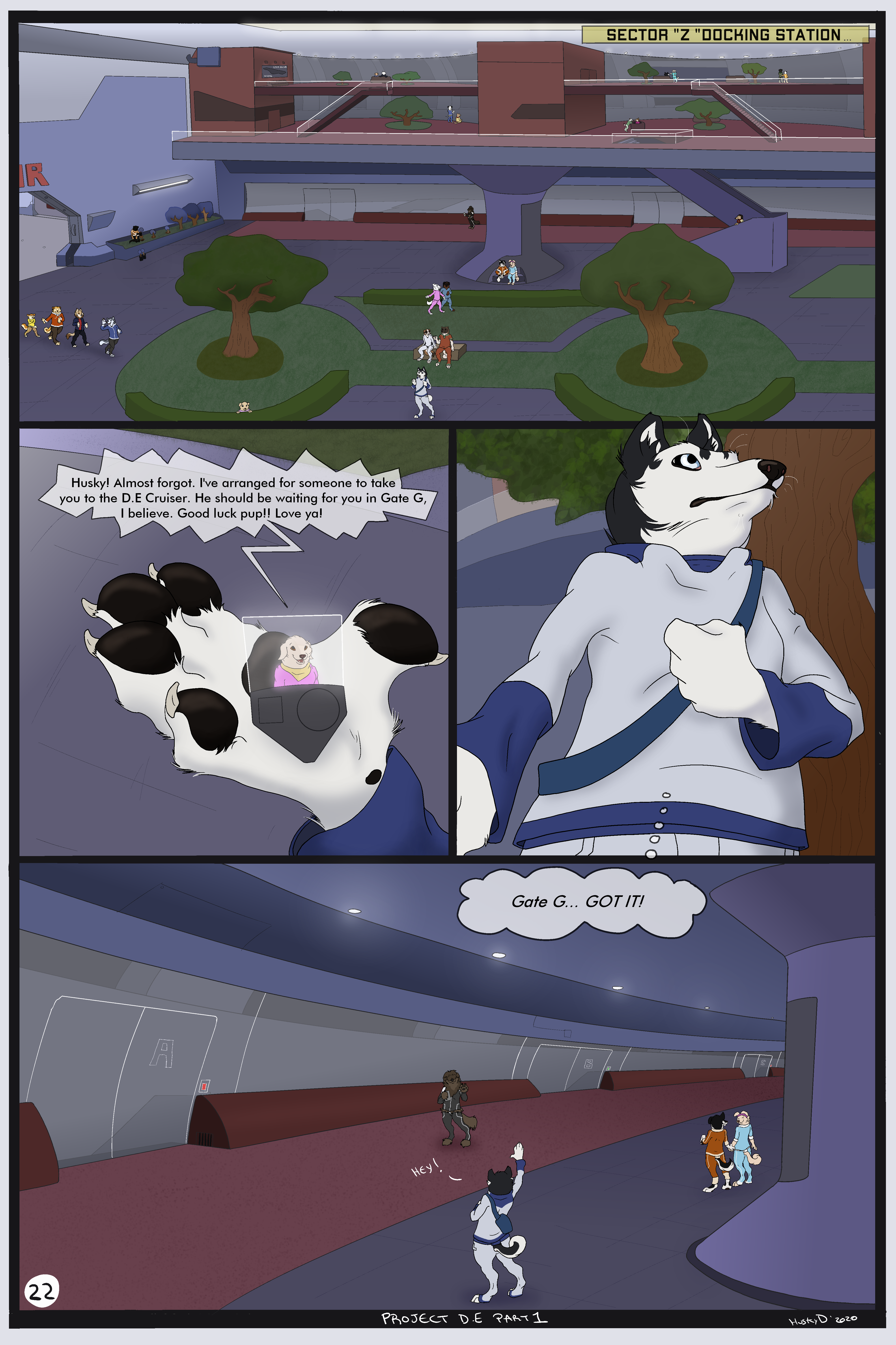 Project D.E - Comic Part 1- (Page 22)