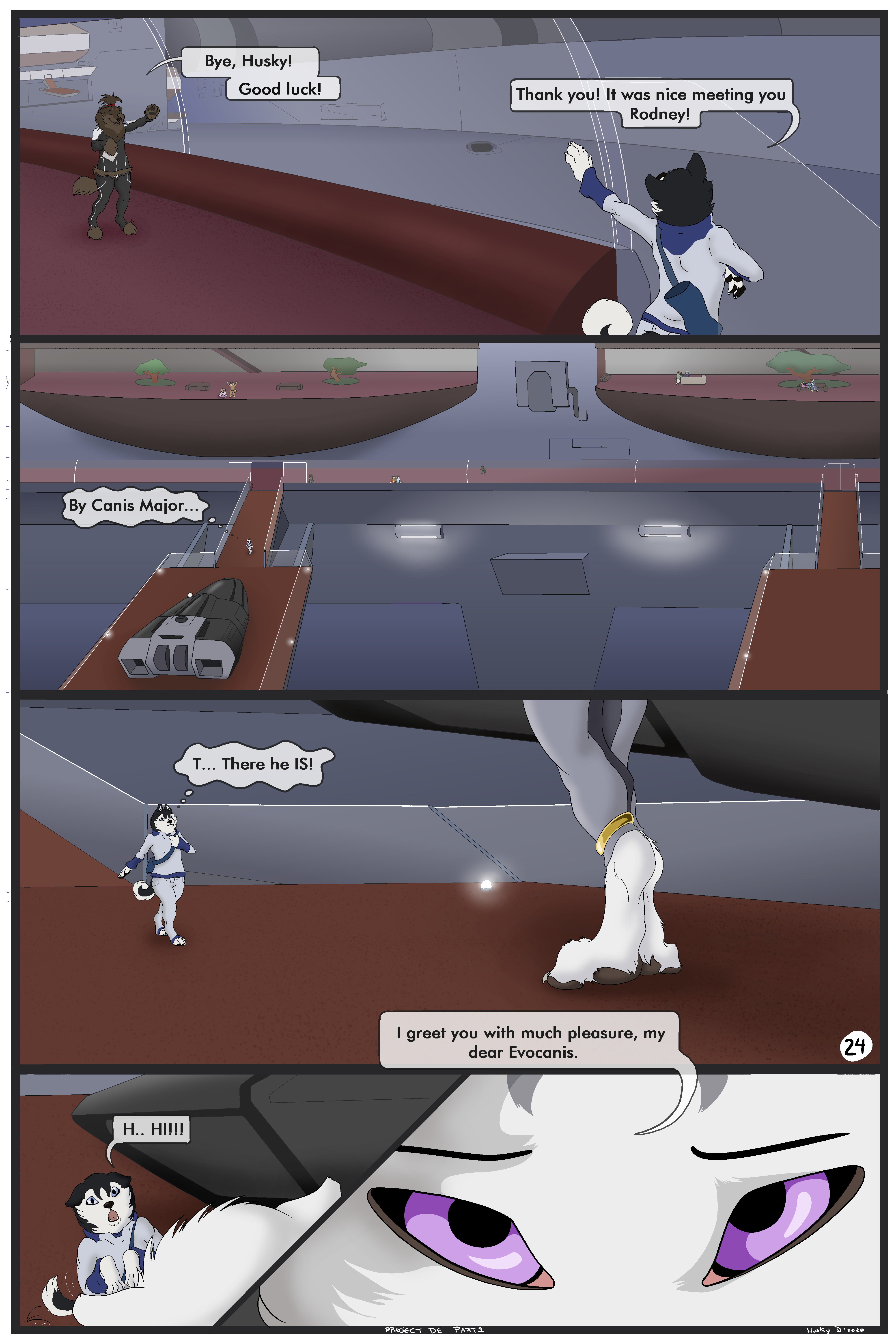 Project D.E - Comic Part 1- (Page 24)