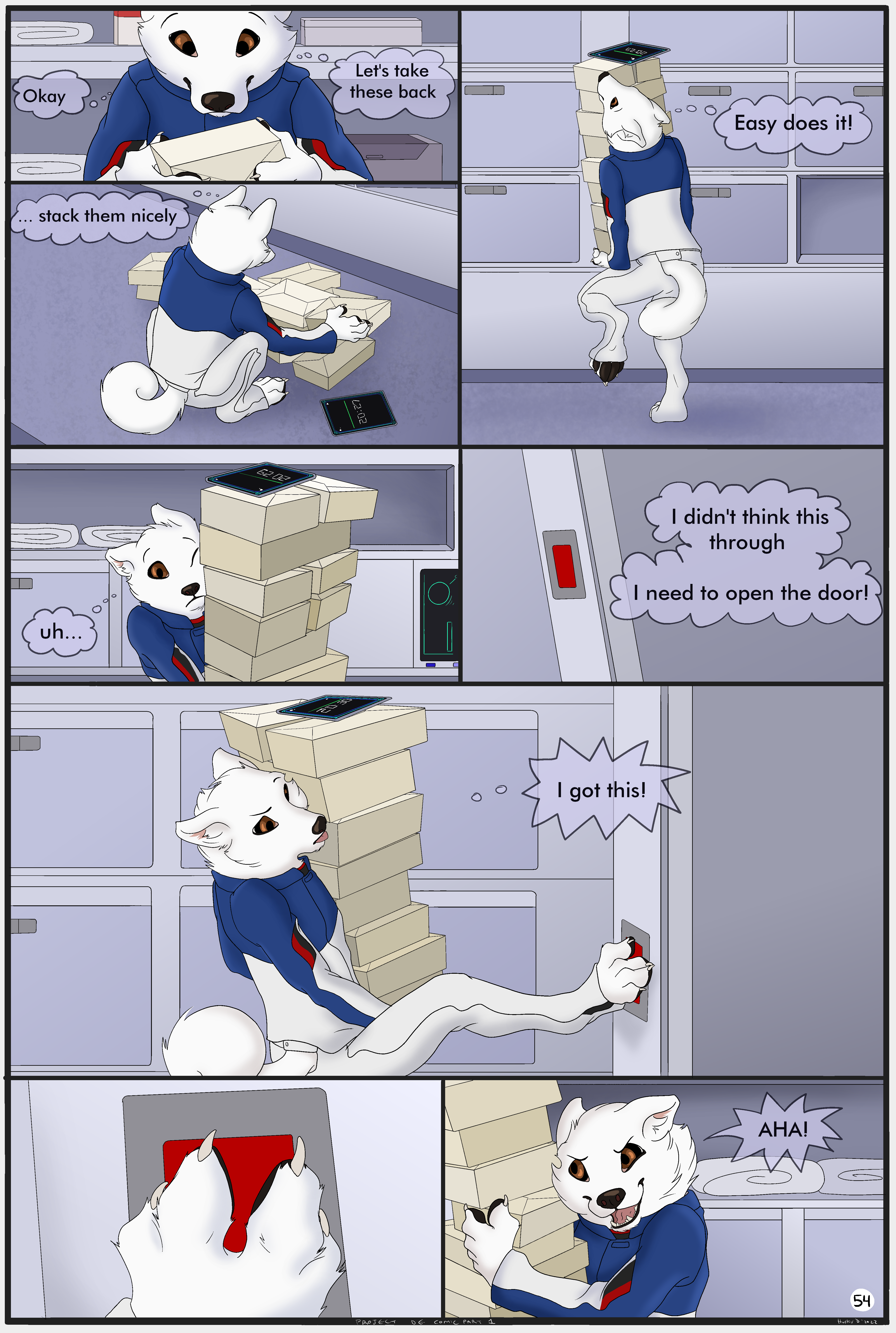 Project D.E - Comic Part 1 - (Page 54)