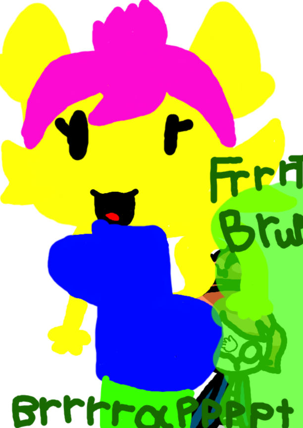 Catnoob girl farting on bacon girl by isabelcastilla on DeviantArt