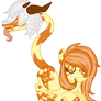 Pumpkin Spice Primal Plant Pony Adopt OTA :OPEN: