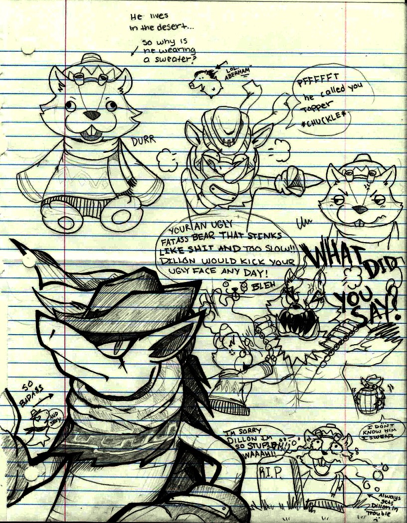 Dillon Armadillo doodles