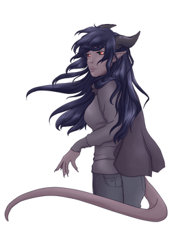 Lin'ari the Tiefling