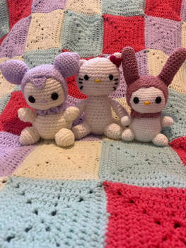Hello Kitty and friends amigurumi