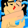 Samurai Jack and Ashi Making Love In A Waterfall