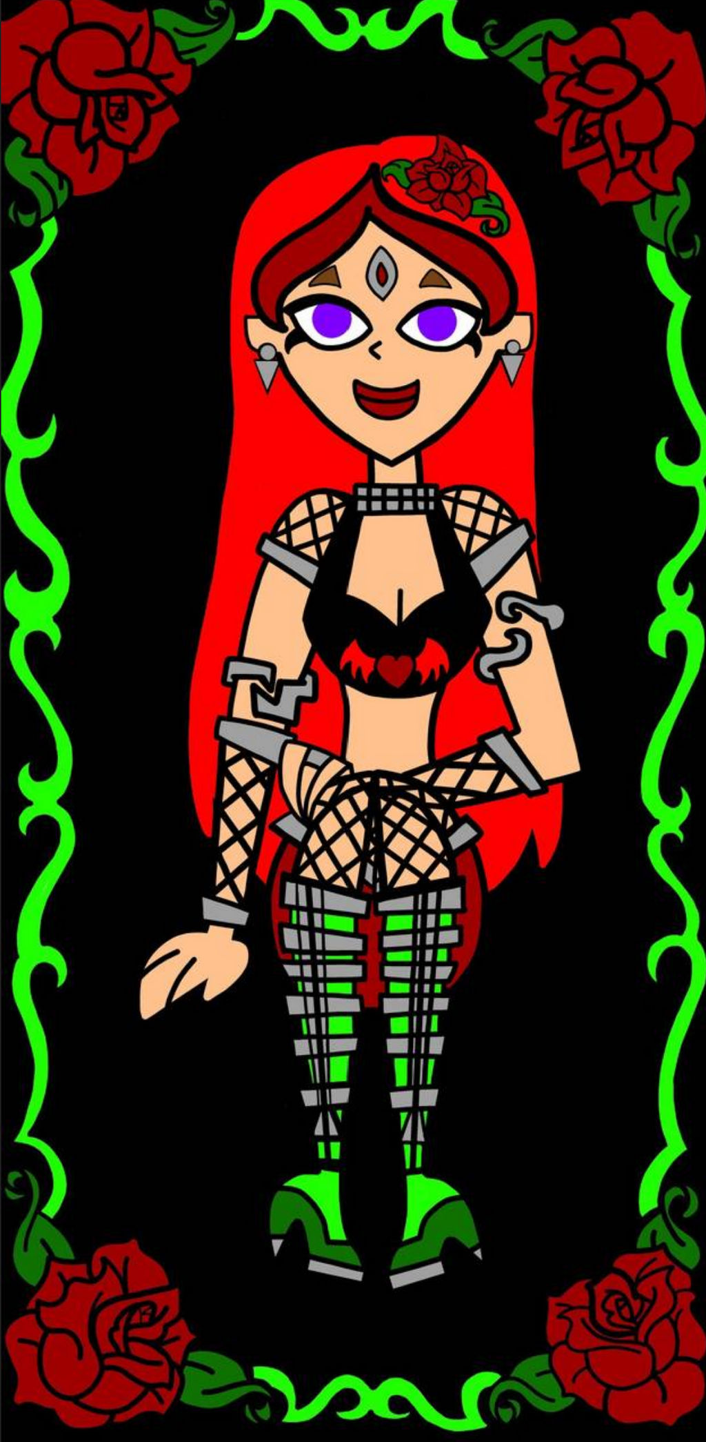 Goth Sarah Sarah Gone Goth by AnimeAngelArtist1990 on DeviantArt