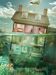 Dolhouse under water by SoulcolorsArt