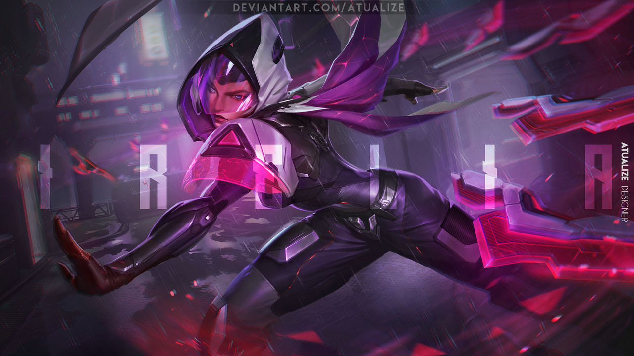 I made an animated wallpaper featuring Karma. : r/leagueoflegends
