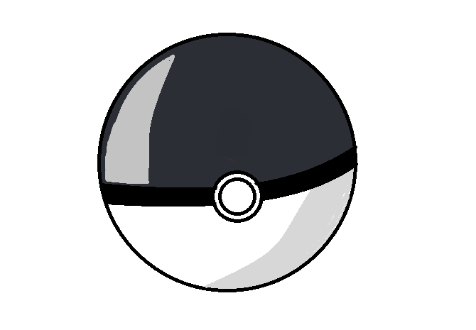 Pokeball Black And White, HD Png Download - vhv